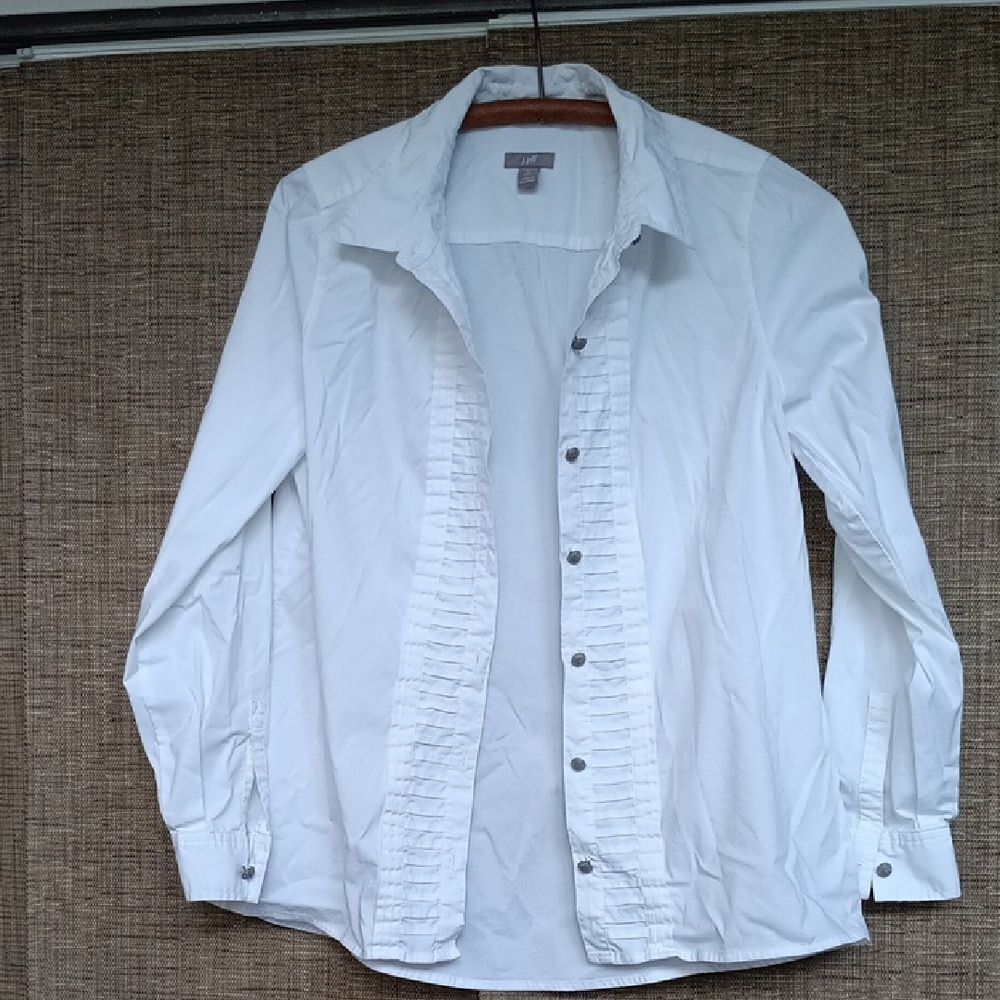 J. Jill White Button Down Shirt